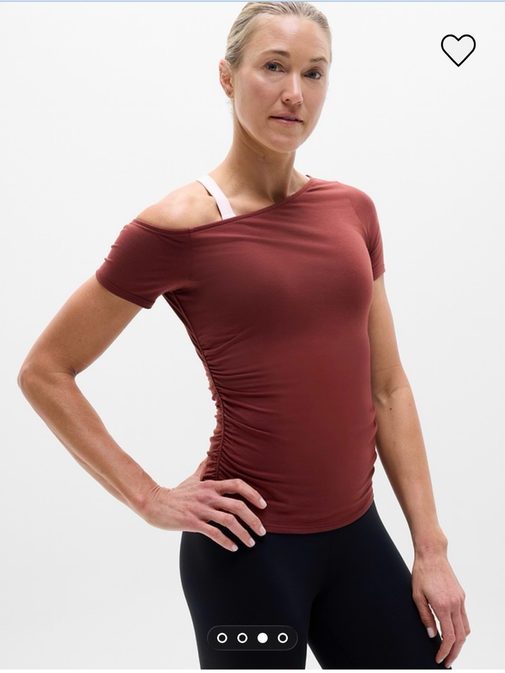 Athleta Move with Ease One Shoulder Tee